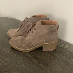 Taupe Booties - size 8!